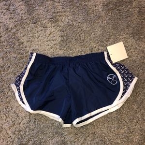 Navy Blue Anchor Athletic Shorts